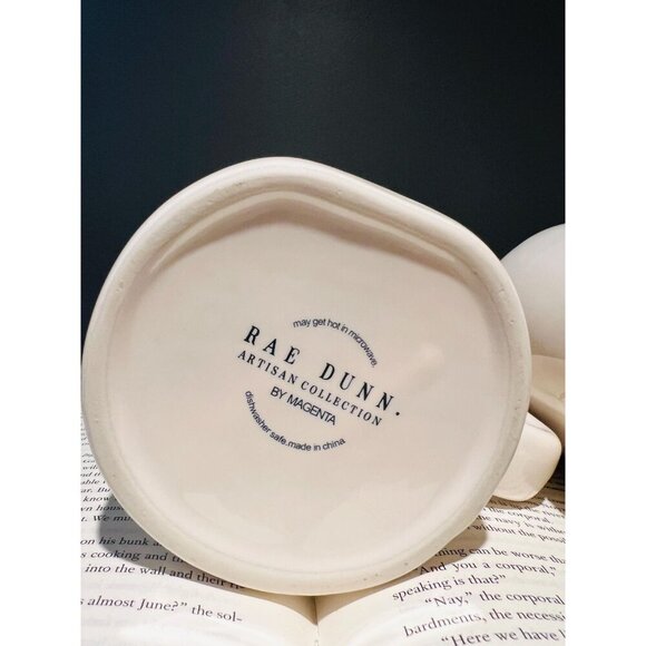 Rae Dunn “Beauty” & “Beast” Mug Set–Couple Mugs 16 oz | Like New|Farmhouse Decor - Picture 8 of 9